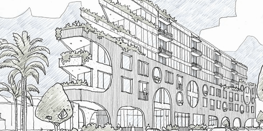 7-storey hotel